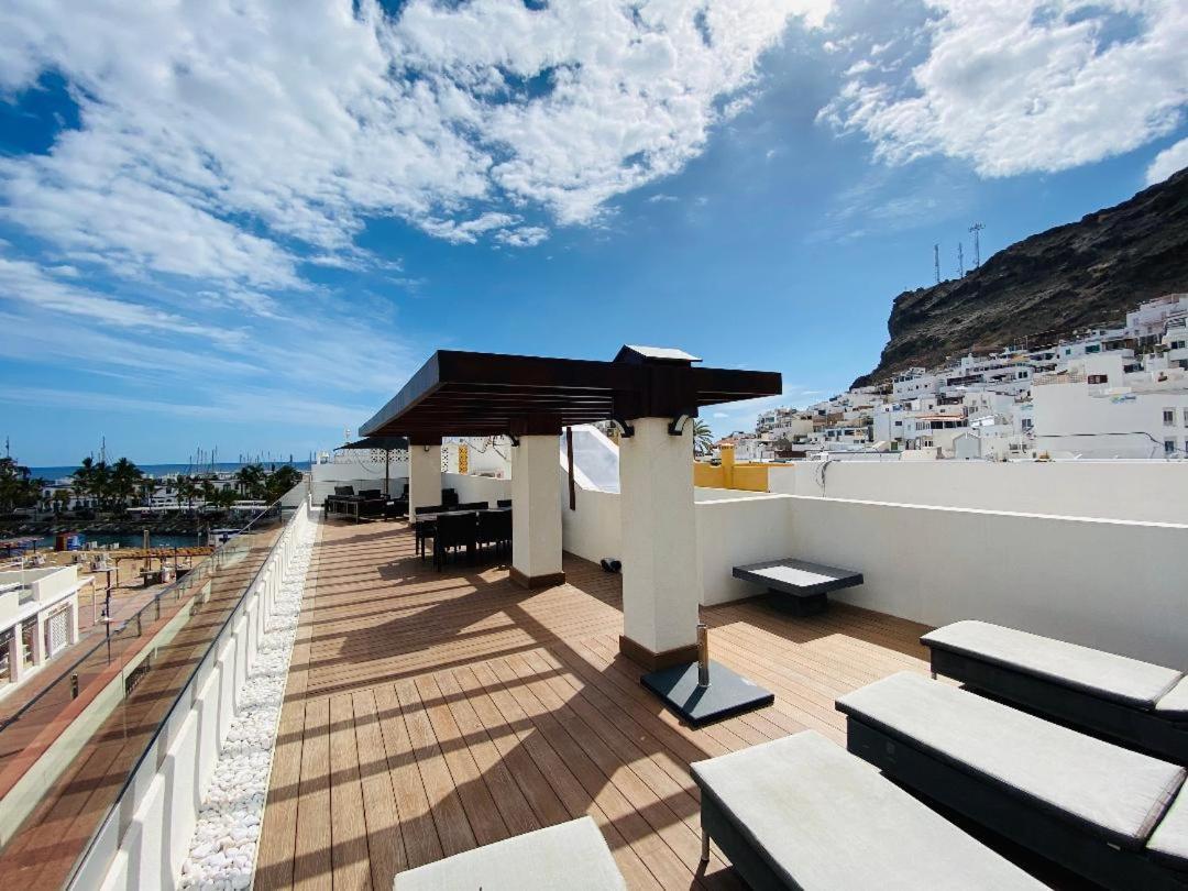 The Penthouse Puerto De Mogan Lägenhet Exteriör bild