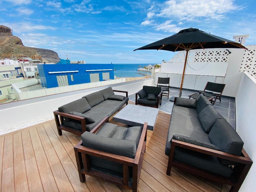 The Penthouse Puerto De Mogan Lägenhet Exteriör bild